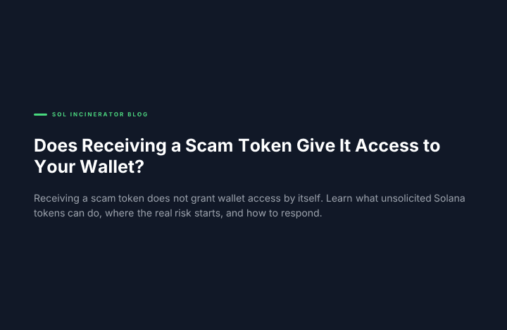 Apakah Menerima Token Scam Memberinya Akses ke Dompet?